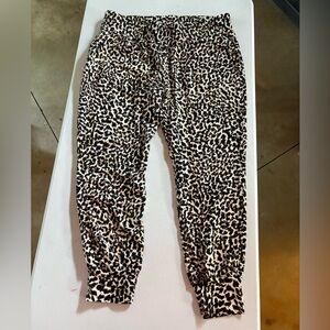 CAbi Animal Print Jogger Pants